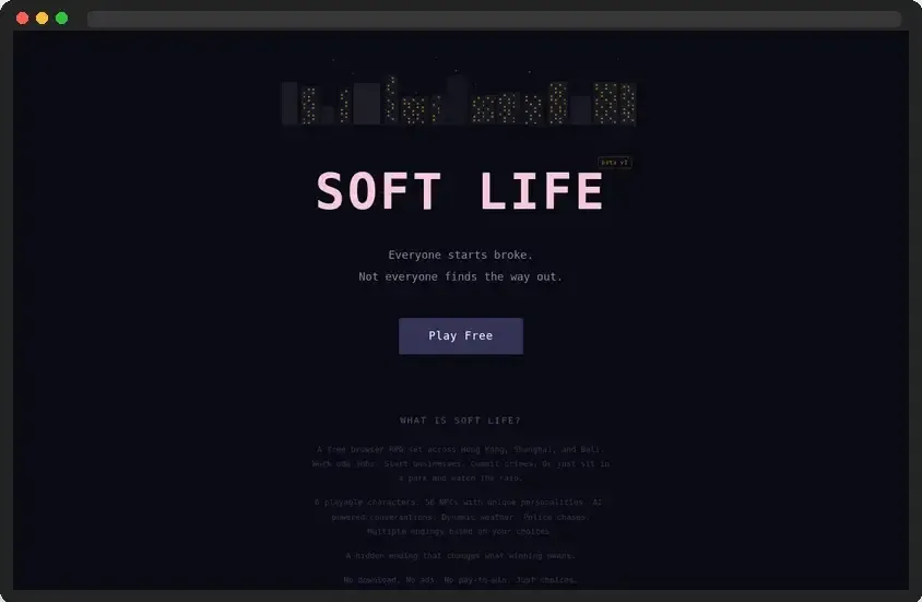 Seeking Soft Life — Editorial Website